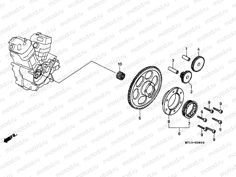 E-8 CLUTCH COUPLING START