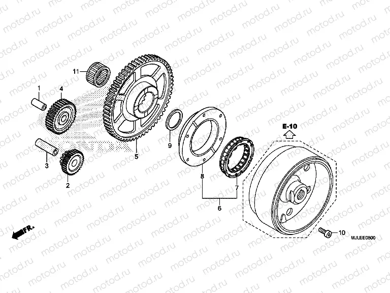 E-8 CLUTCH COUPLING START