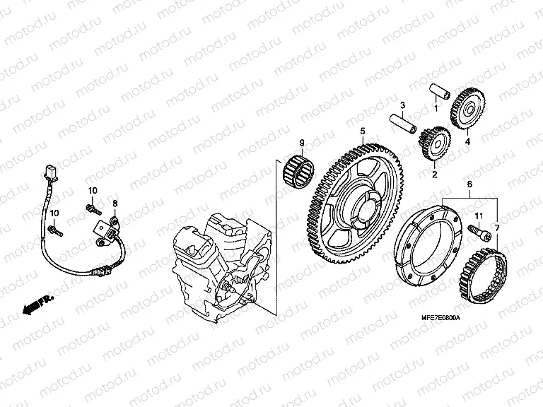 E-8 CLUTCH COUPLING START