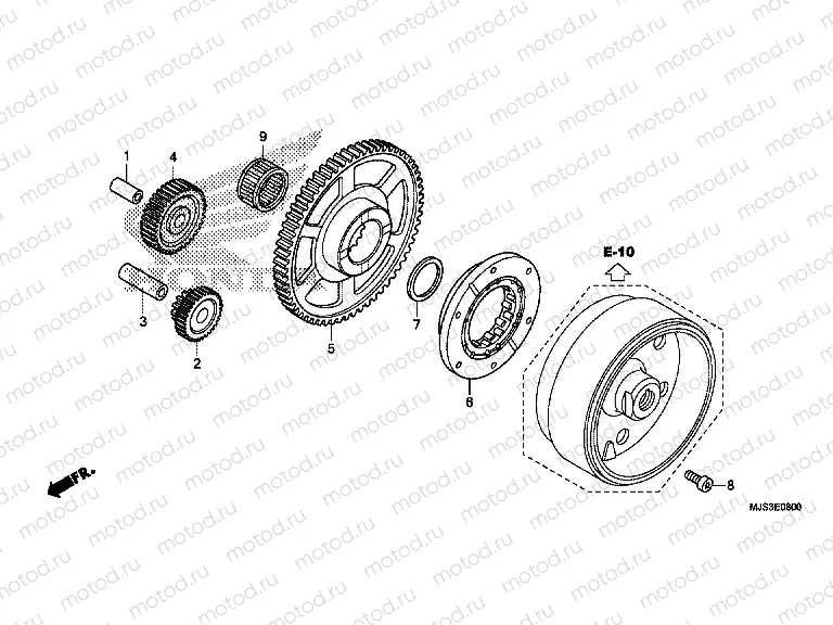 E-8 CLUTCH COUPLING START