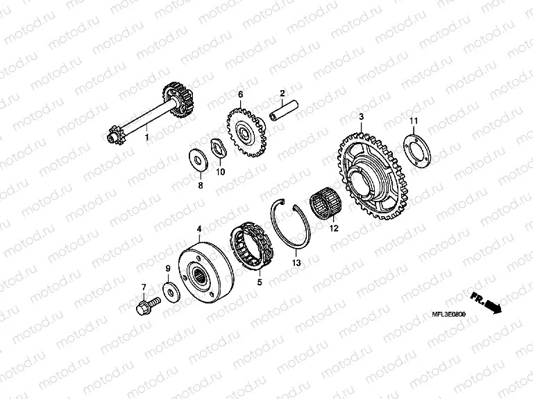 E-8 CLUTCH COUPLING START