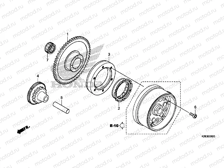 E-8 CLUTCH COUPLING START