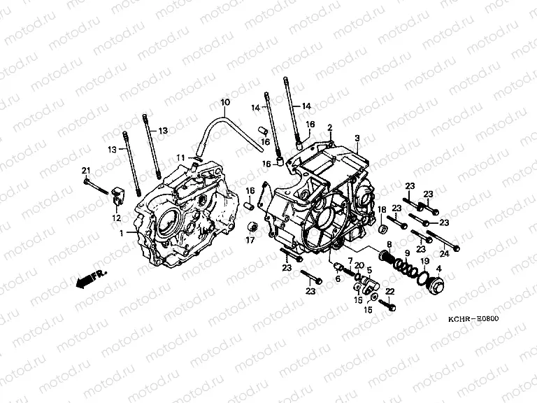 E-8 CRANKSHAFT