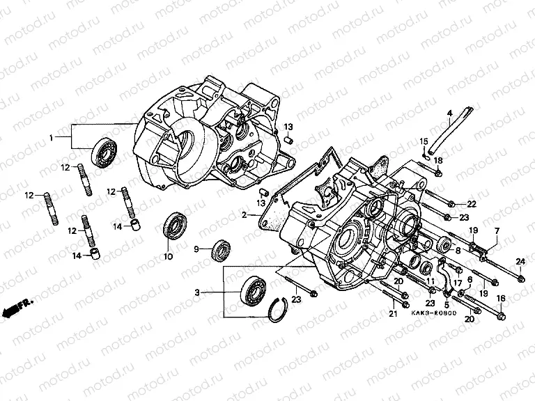 E-8 CRANKSHAFT
