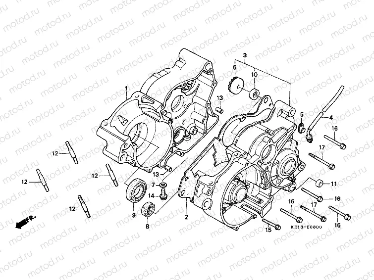 E-8 CRANKSHAFT