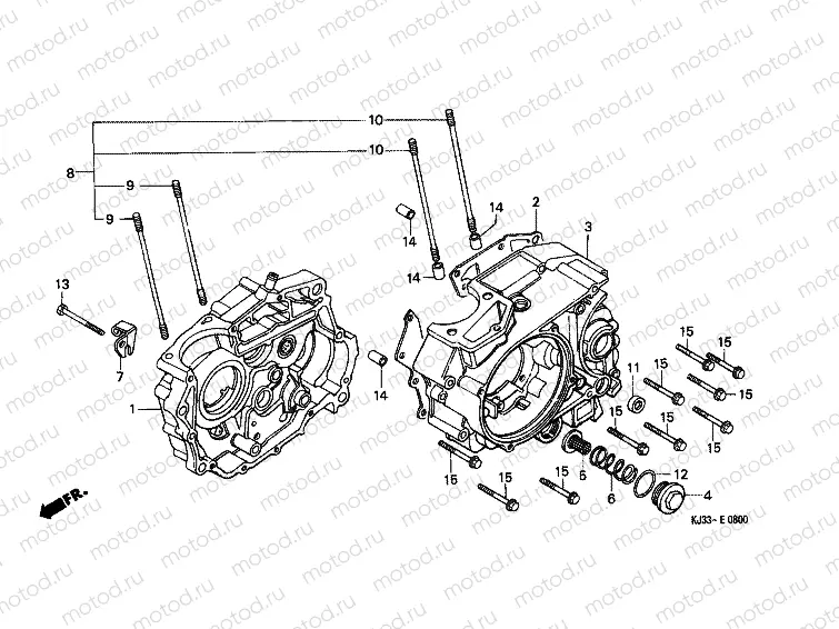 E-8 CRANKSHAFT