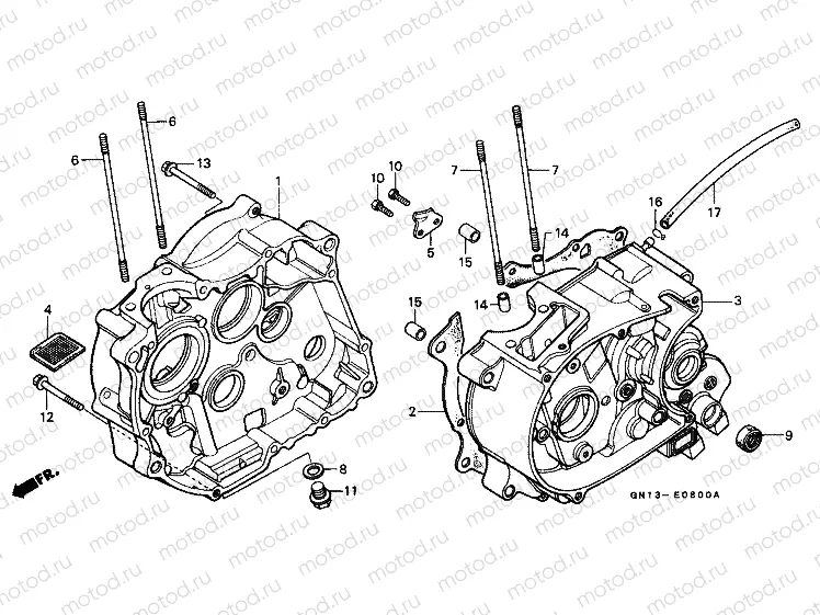 E-8 CRANKSHAFT