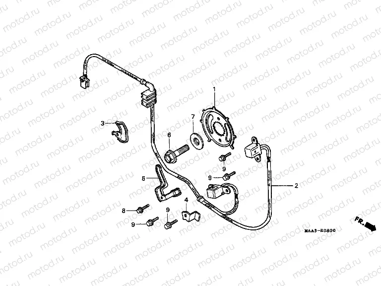 E-8 DISTRIBUTOR GENERATOR (VT1100CS / CT / C2S / C2T)