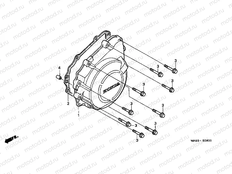 E-8 GENERATOR COVER