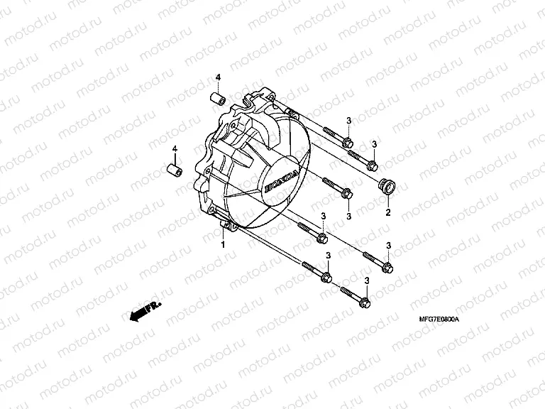 E-8 GENERATOR COVER