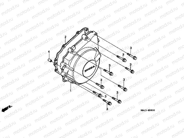 E-8 GENERATOR COVER