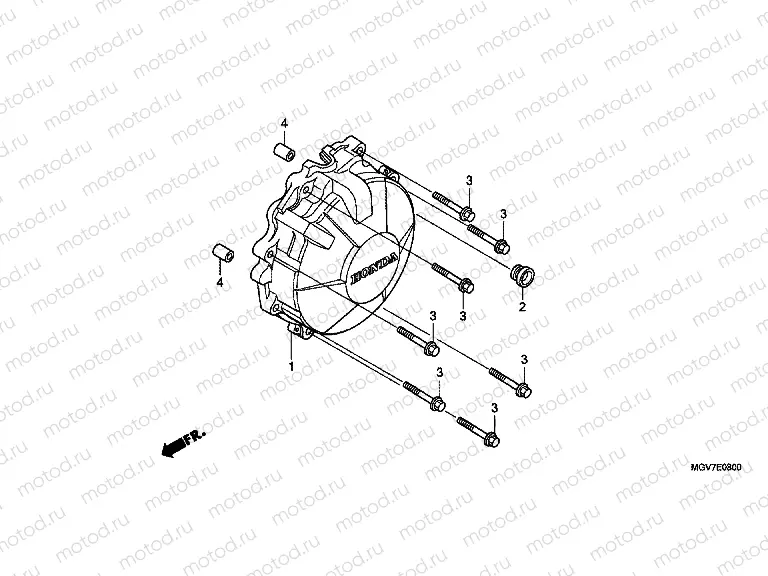E-8 GENERATOR COVER