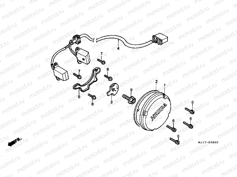 E-8 IGNITION DISTRIBUTOR GENERATOR