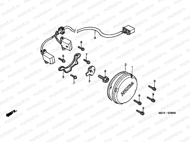 E-8 IGNITION DISTRIBUTOR GENERATOR