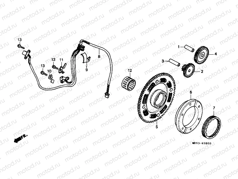 E-8 IGNITION DISTRIBUTOR GENERATOR