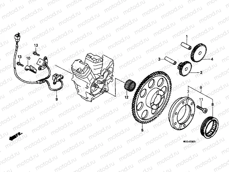 E-8 IGNITION DISTRIBUTOR GENERATOR