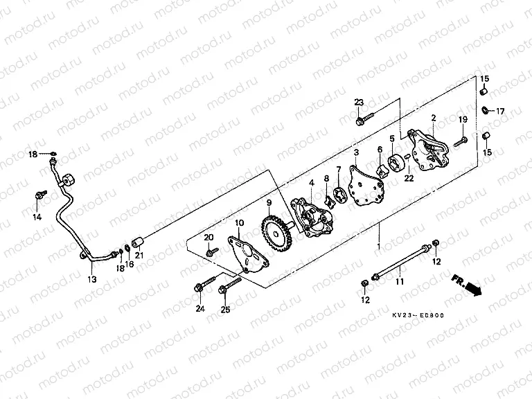 E-8 OIL PUMP