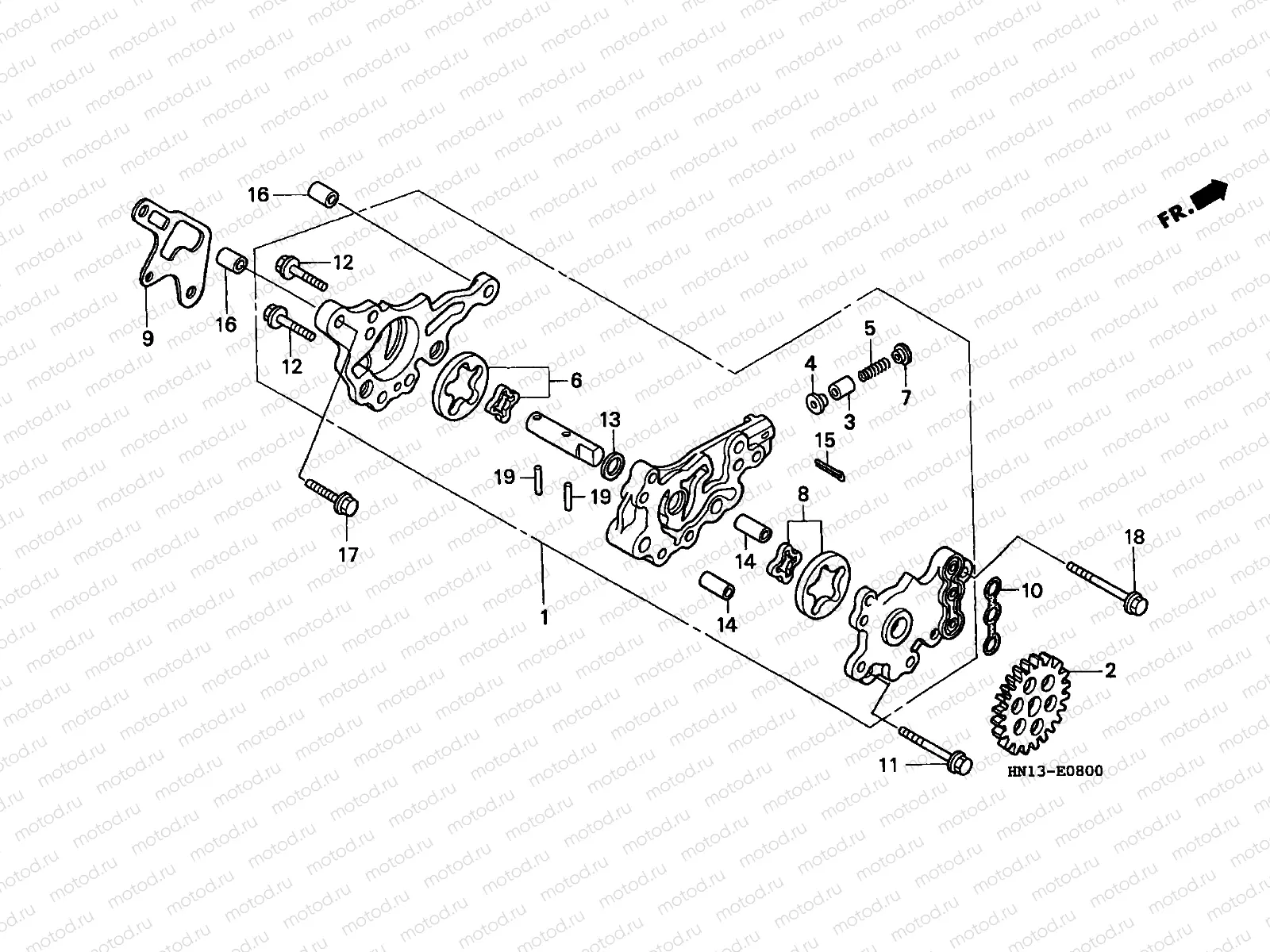 E-8 OIL PUMP