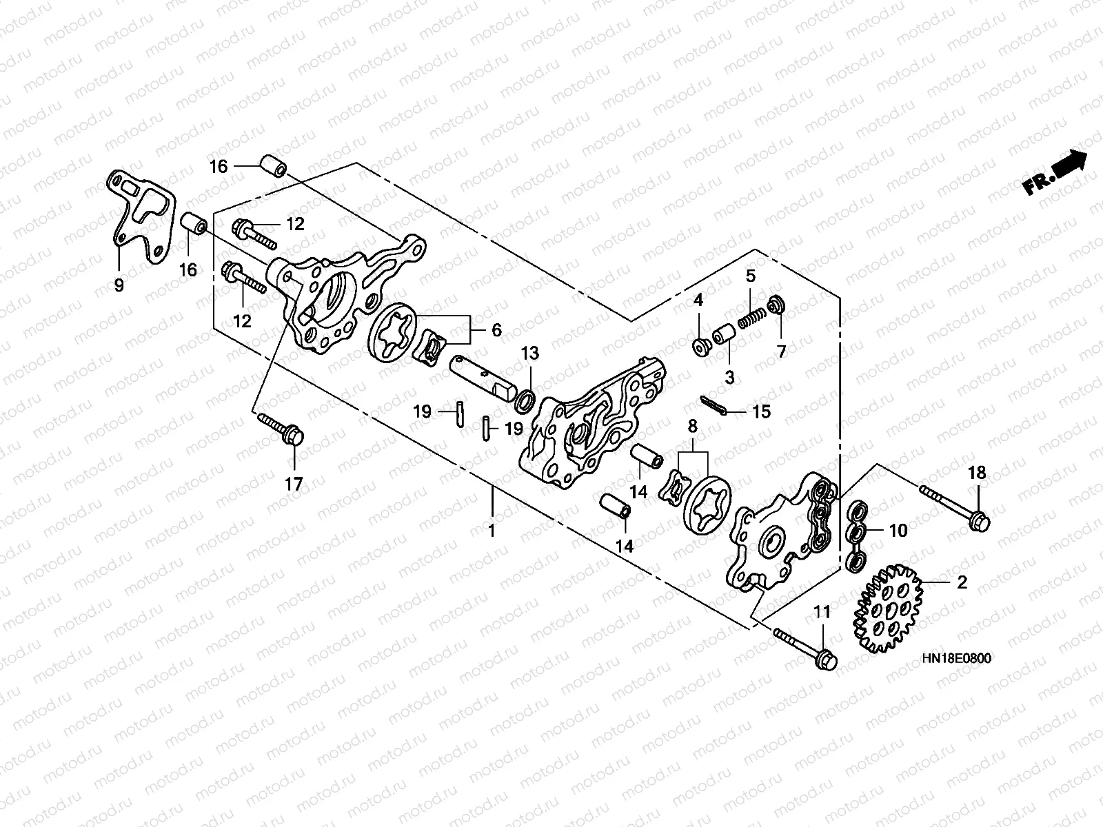 E-8 OIL PUMP