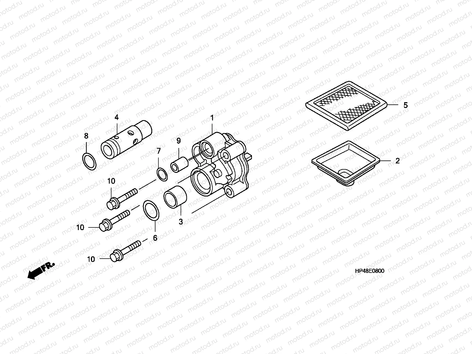 E-8 OIL PUMP
