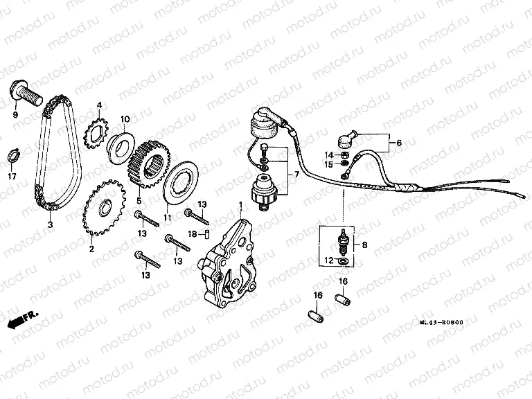 E-8 OIL PUMP