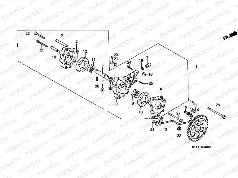 E-8 OIL PUMP