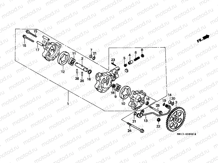 E-8 OIL PUMP