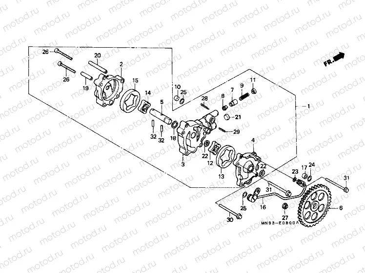 E-8 OIL PUMP