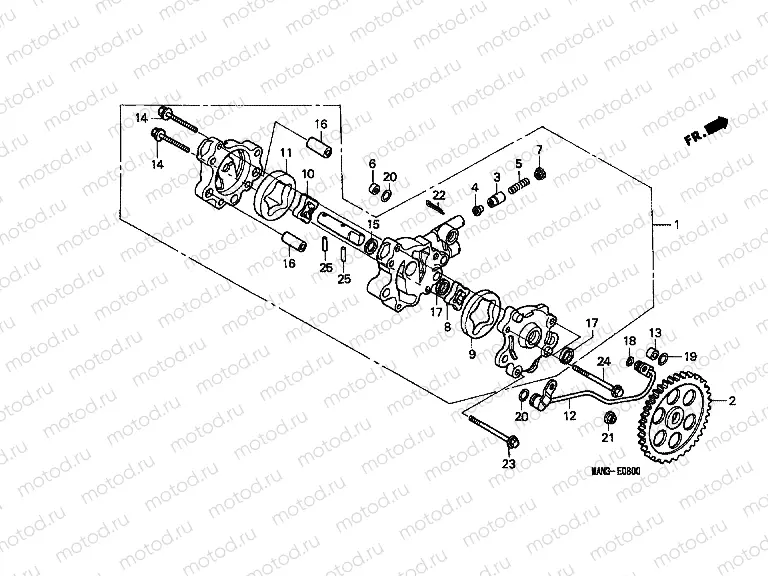 E-8 OIL PUMP