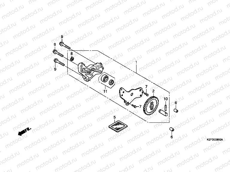 E-8 OIL PUMP