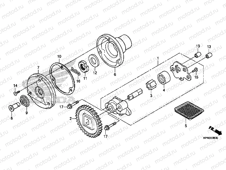 E-8 OIL PUMP
