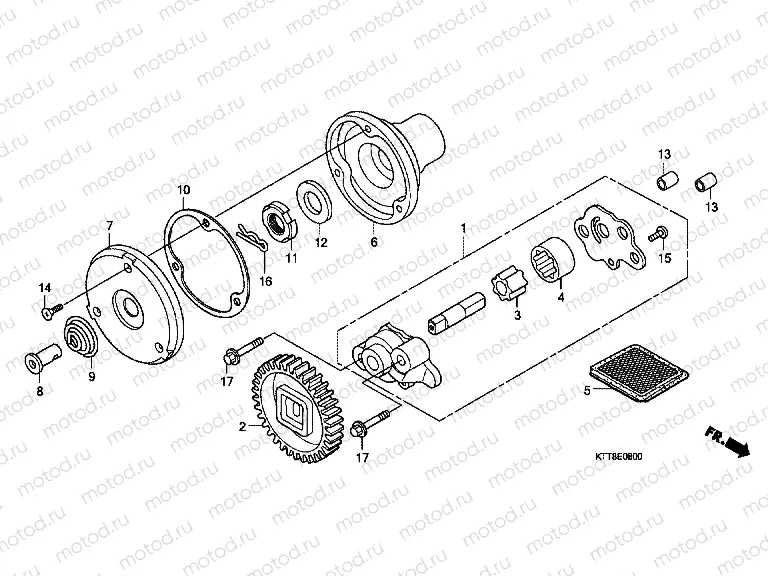 E-8 OIL PUMP