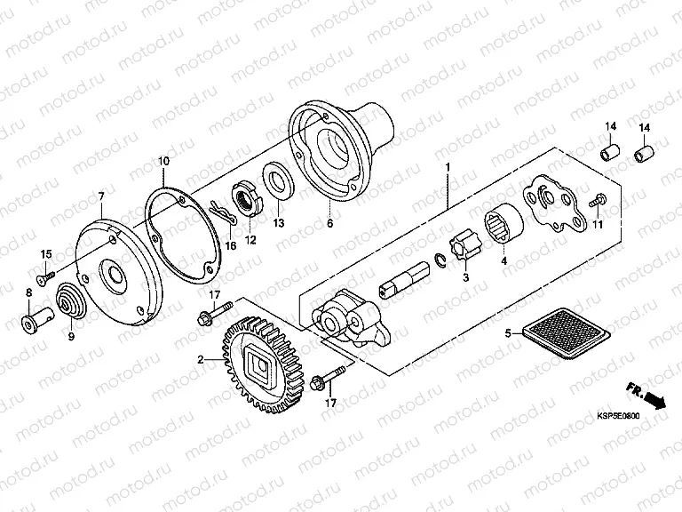 E-8 OIL PUMP