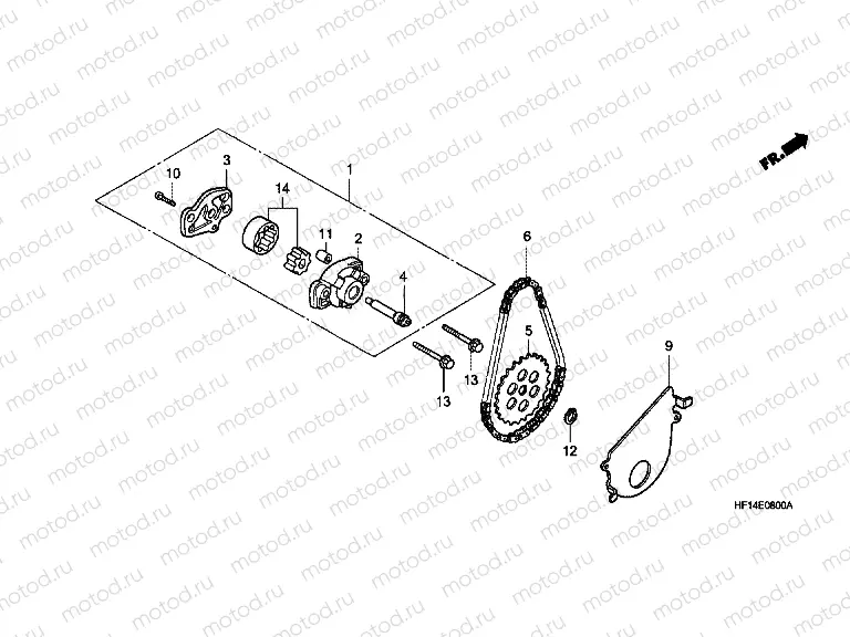E-8 OIL PUMP