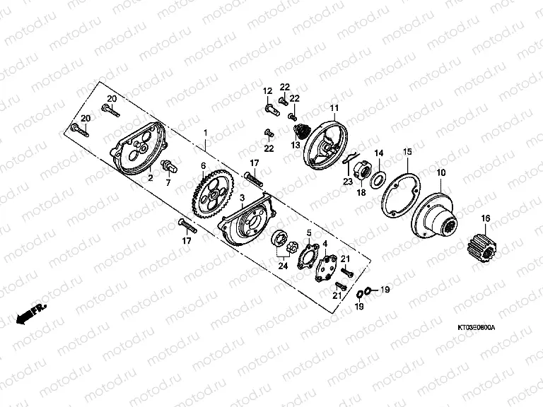 E-8 OIL PUMP