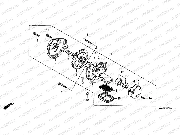 E-8 OIL PUMP