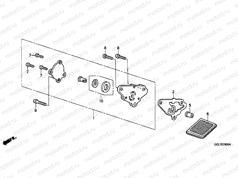 E-8 OIL PUMP