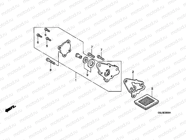E-8 OIL PUMP