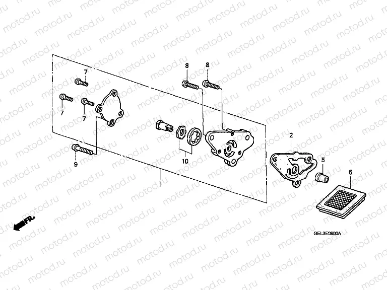 E-8 OIL PUMP