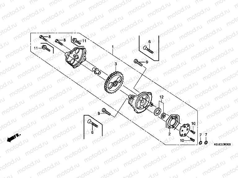 E-8 OIL PUMP