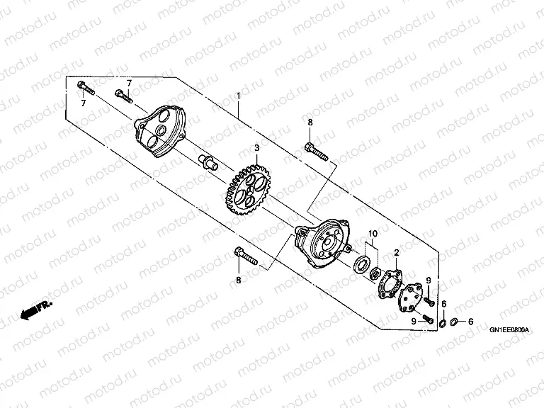 E-8 OIL PUMP