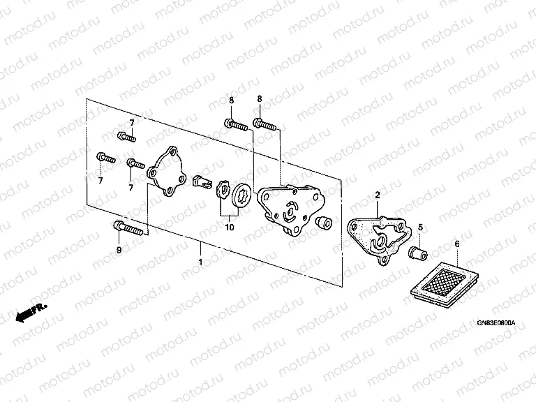 E-8 OIL PUMP