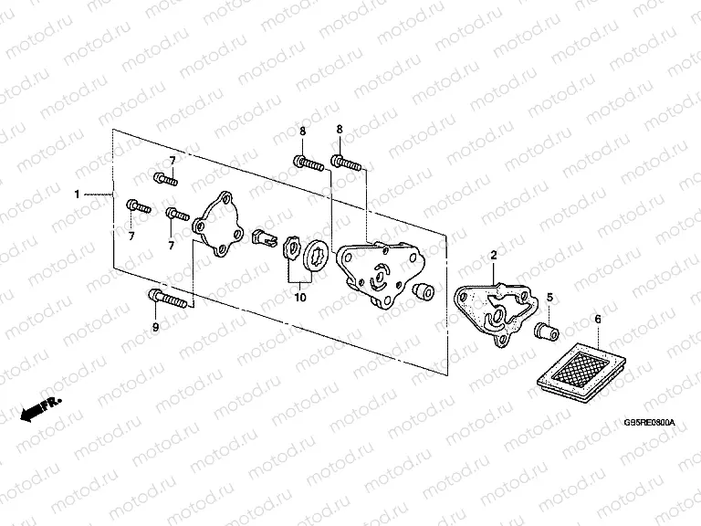 E-8 OIL PUMP