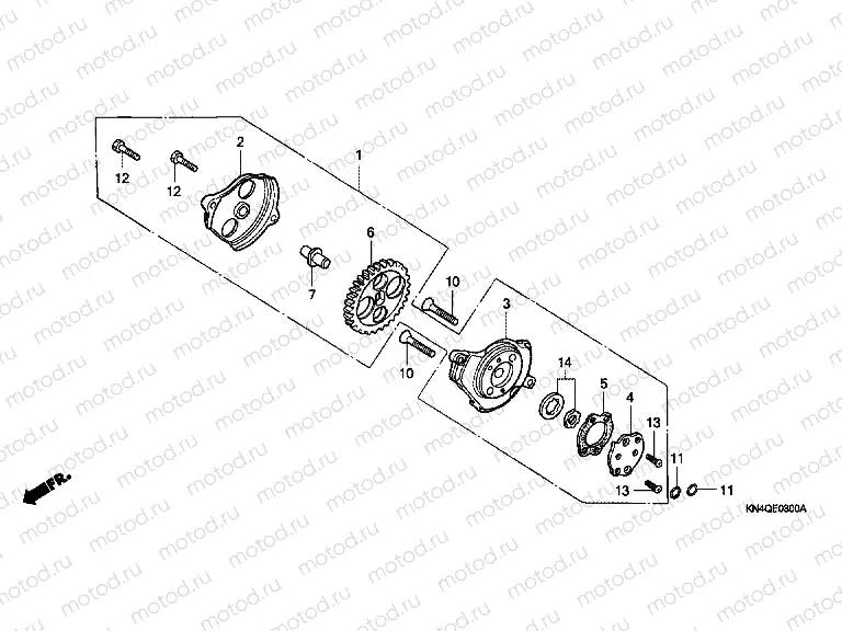 E-8 OIL PUMP