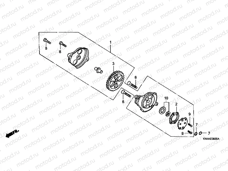 E-8 OIL PUMP