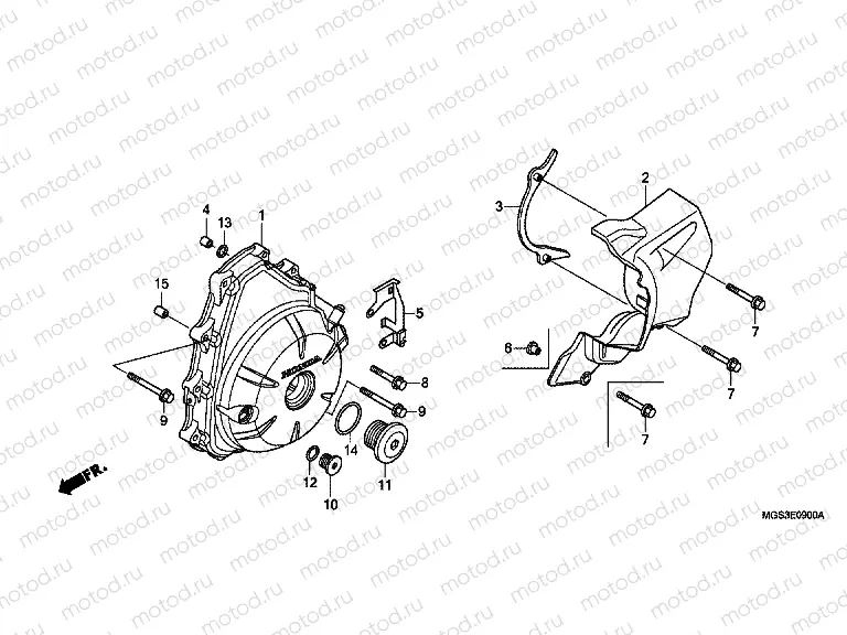 E-9 A.C. GENERATOR COVER