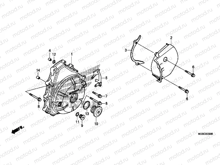 E-9 A.C. GENERATOR COVER
