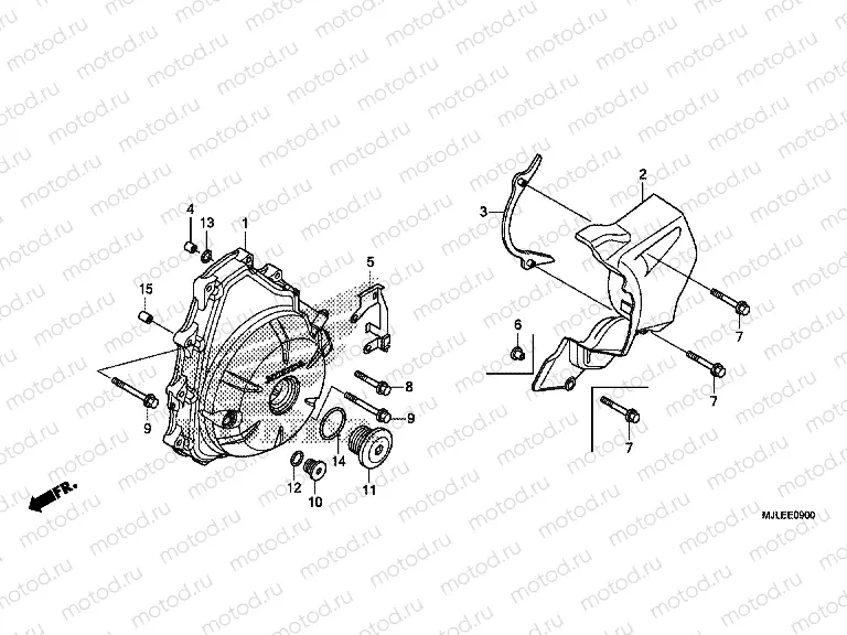 E-9 A.C. GENERATOR COVER