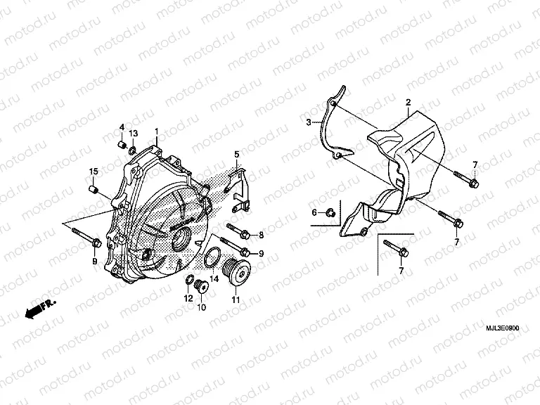E-9 A.C. GENERATOR COVER