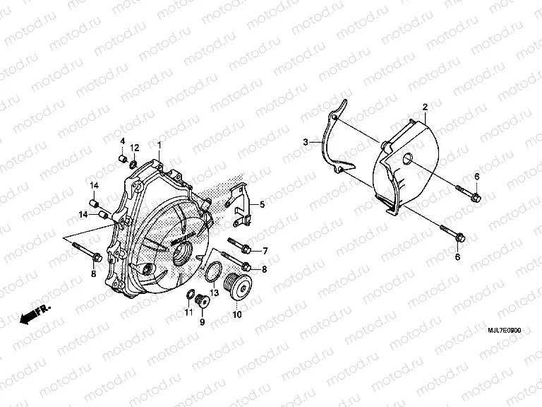 E-9 A.C. GENERATOR COVER